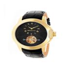 Heritor Mens Black Strap Watch-herhr4204