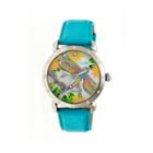Bertha Womens Jennifer Mother-of-pearl Turquoise Leather-band Watchbthbr5001