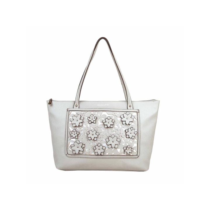 Liz Claiborne Liza 3d Floral Tote Bag