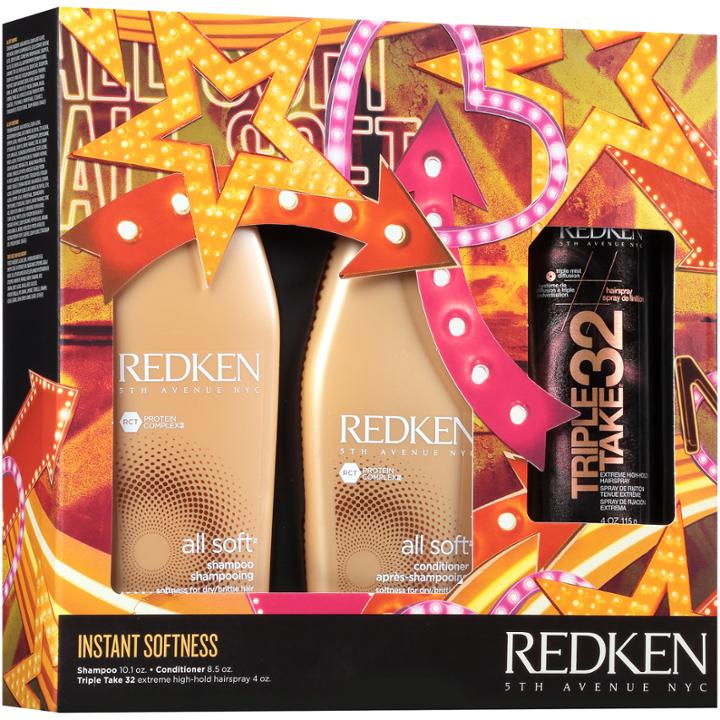 Redken All Soft Holiday 2017 Set 3-pc. Value Set - 22.6 Oz.