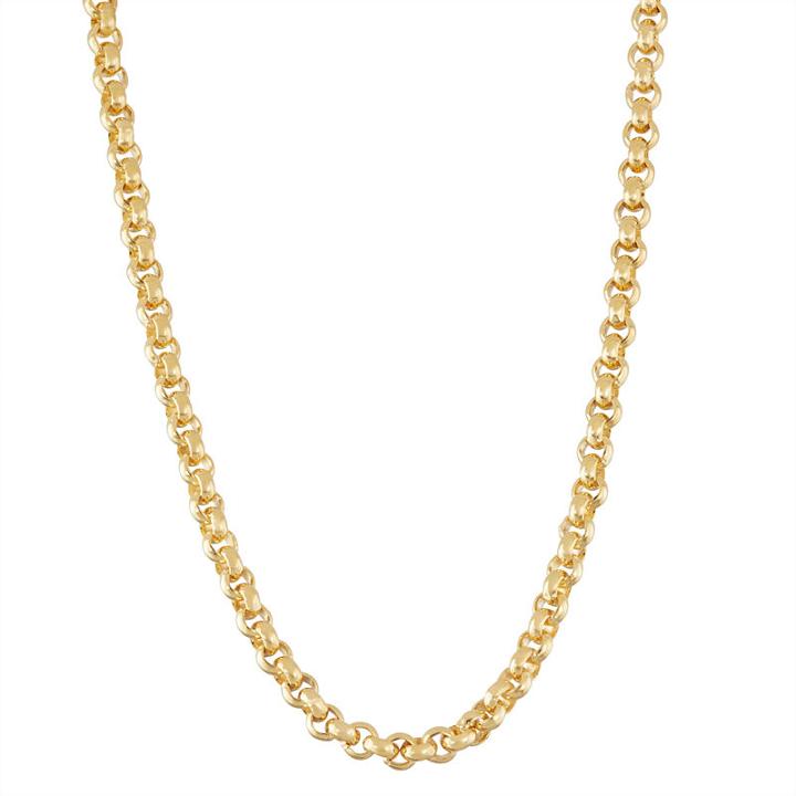 Semisolid Curb 20 Inch Chain Necklace