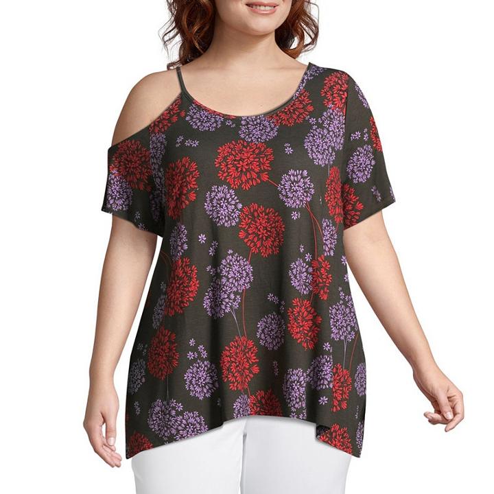 Lark Lane Must Have Silky French Terry Blouse - Plus