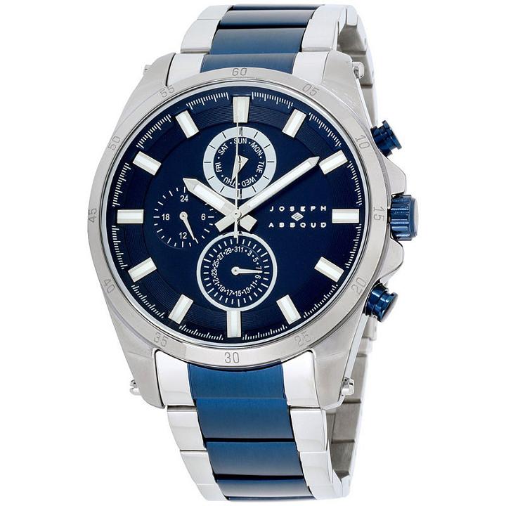 Joseph Abboud Mens Two Tone Strap Watch-ja3199s648-007