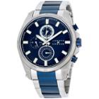 Joseph Abboud Mens Two Tone Strap Watch-ja3199s648-007