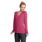 Champion Long Sleeve Crew Neck T-shirt-womens