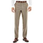 Jf J. Ferrar Slim-fit Flat-front Luster Herringbone Suit Pants