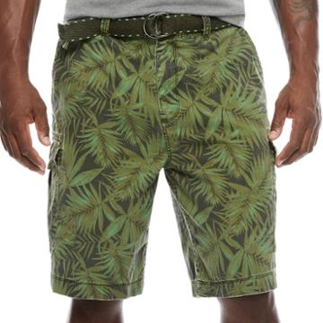 The Foundry Supply Co. Belted Cargo Shorts- Big And Tall