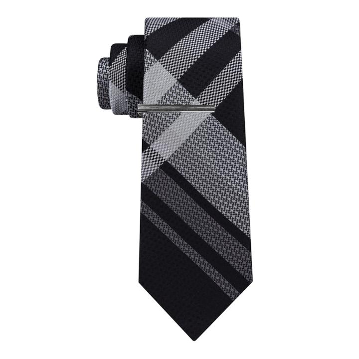 J.ferrar Senior Spinner Plaid Tie