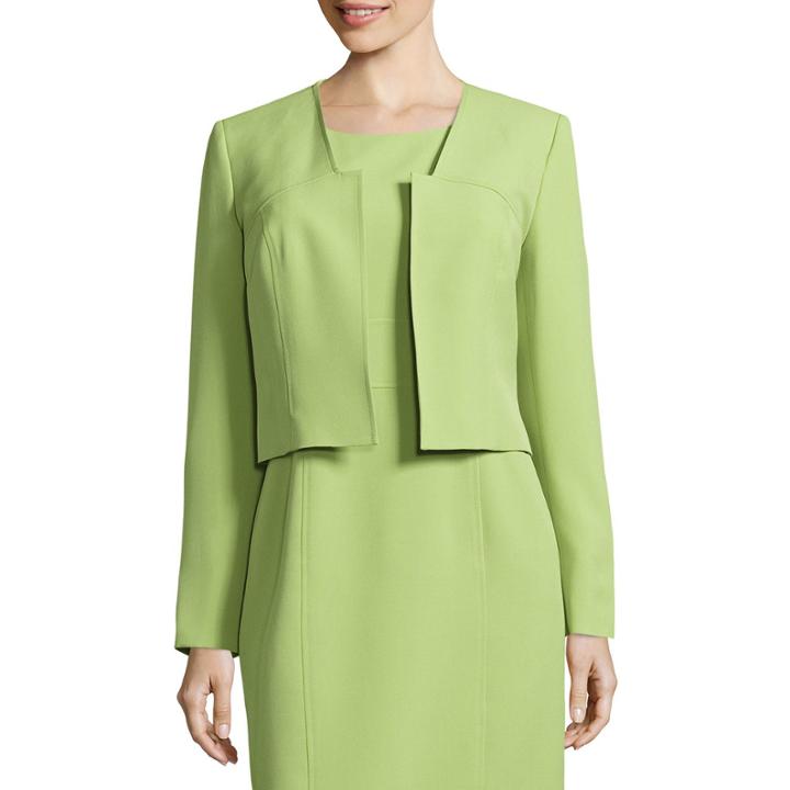 Black Label By Evan-picone Long Sleeve Bolero Jacket