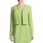 Black Label By Evan-picone Long Sleeve Bolero Jacket