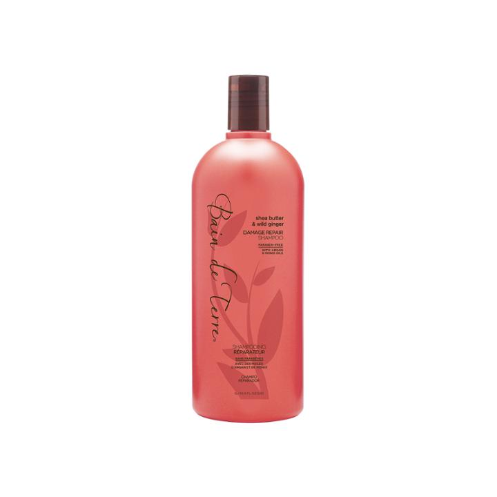 Bain De Terre Shea Butter And Wild Ginger Damage Repair Shampoo - 33.8 Oz.