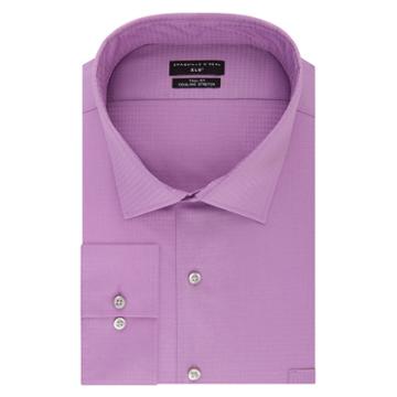 Shaquille O'neal Xlg Flex Collar Cooling Stretch Long Sleeve Dress Shirt - Big And Tall
