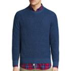 St. John's Bay Long-sleeve Two-toned Indigo Sweater