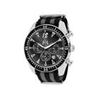 Jivago Timeless Mens Black And Gray Strap Watch