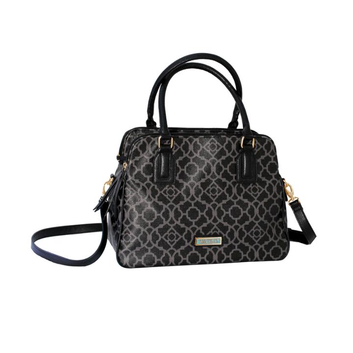 Waverly Lattice Large Satchel