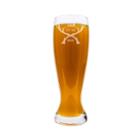 Cathy's Concepts Personalized Groomsman Antlers 54 Oz. Xl Beer Pilsner Glass