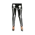 Buyseasons Skeleton Leggings Ml Womens 2-pc. Dress Up Accessory