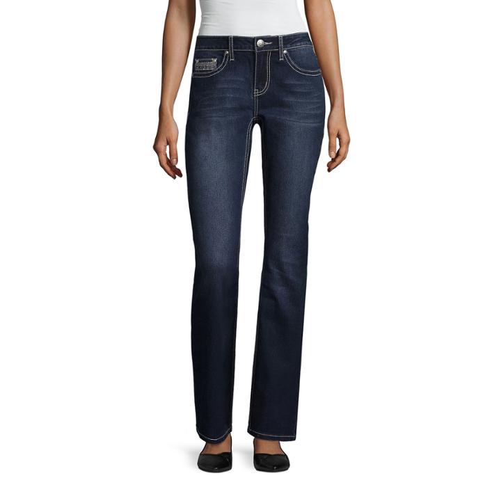 A.n.a Paisley Flap Bootcut Jean