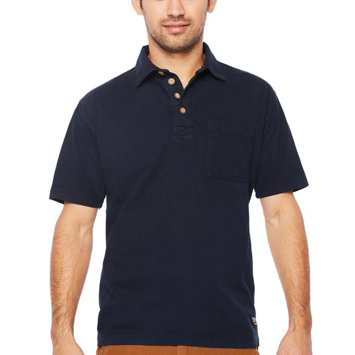 Smith Workwear Short Sleeve Solid Knit Polo Shirt