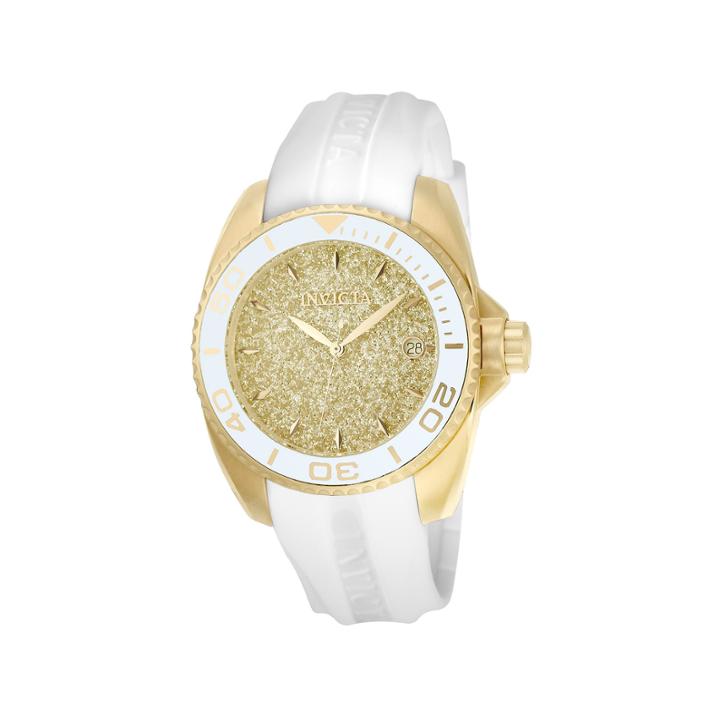 Invicta Womens White Strap Watch-22703