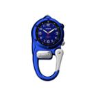 Dakota Mini-clip Microlight Carabiner Pocket Watch, Blue