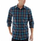 Claiborne Long-sleeve Plaid Woven Shirt