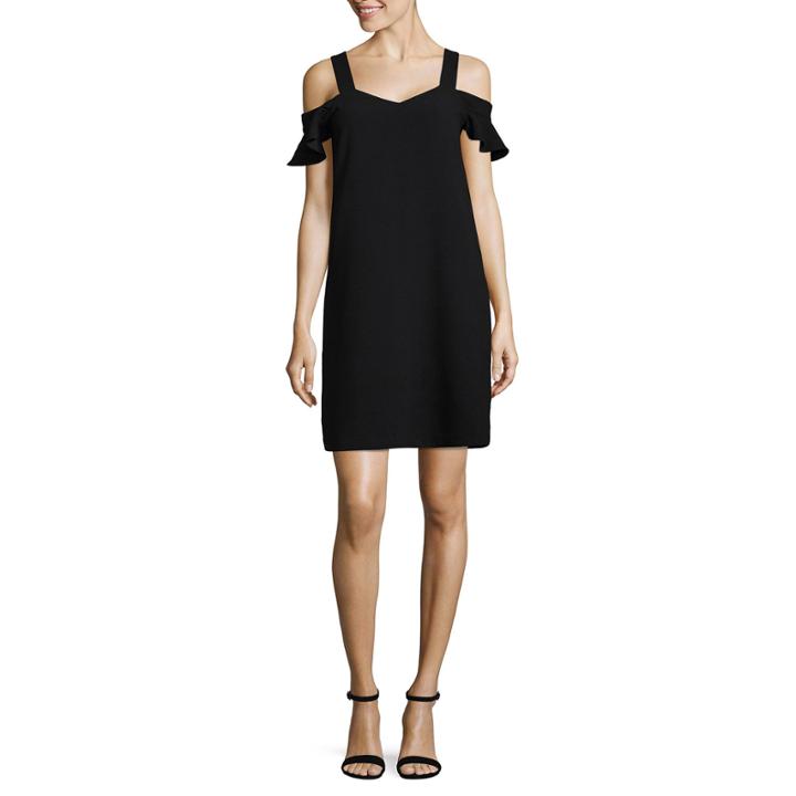 Worthington Short Sleeve Floral Shift Dress-tall
