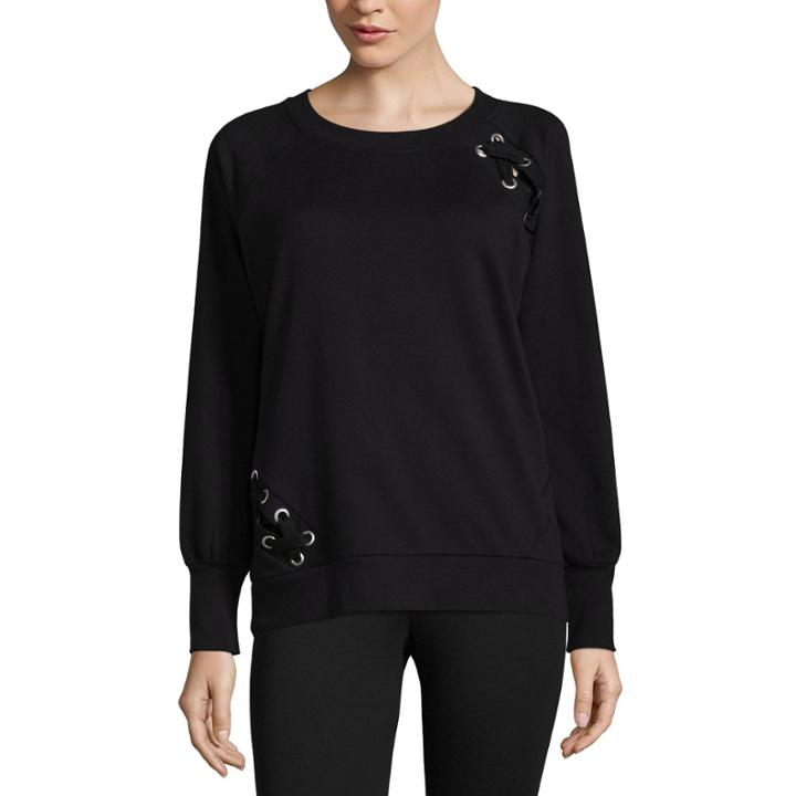Xersion Studio Lace Up Sweatshirt