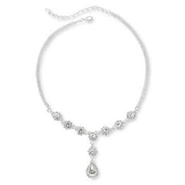 Vieste Crystal Y Necklace