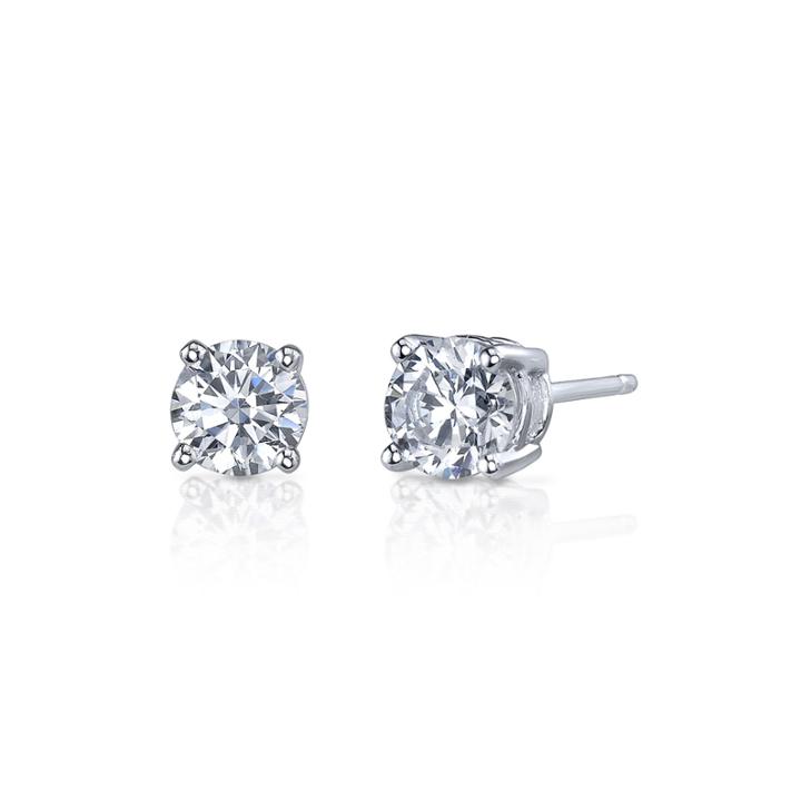 Simulated Diamond, Diamonore&trade; Studs 1 Ct. T.w. 14k