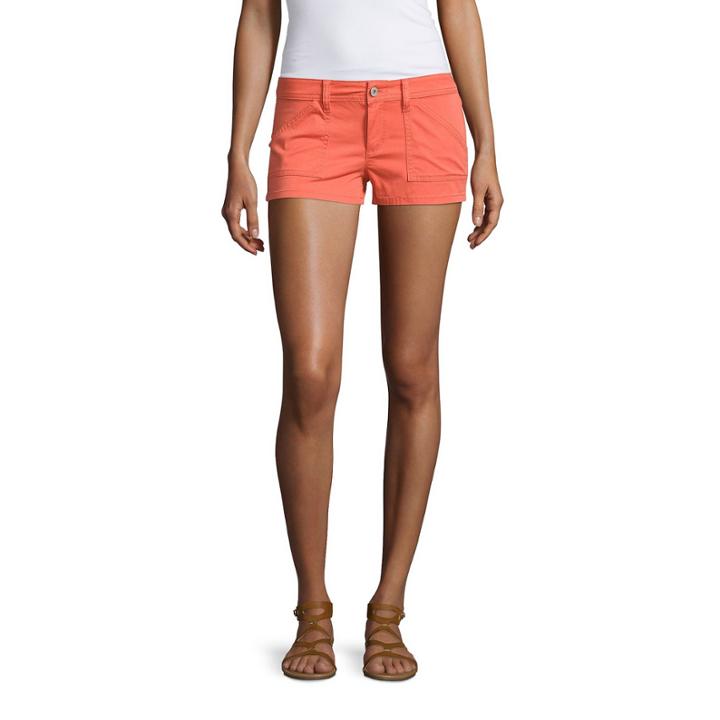 Arizona Twill Chino Shorts-juniors