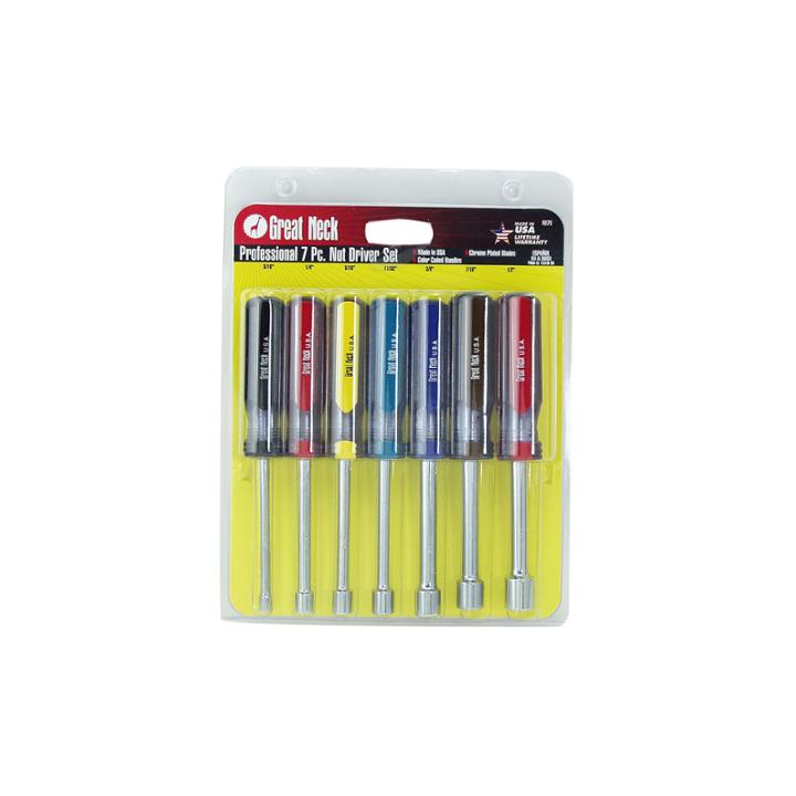 Great Neck Nd70 7 Piece Set Nut Drivers