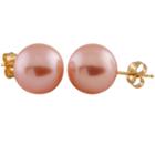Pink Pearl 10mm Stud Earrings