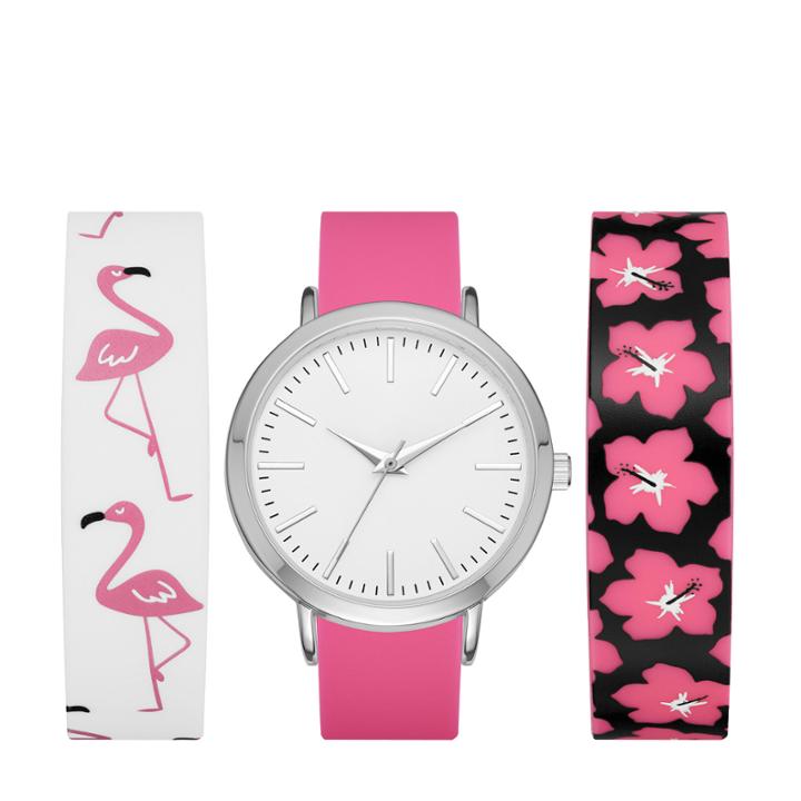 Mixit Womens Multicolor Strap Watch-fmdjps092