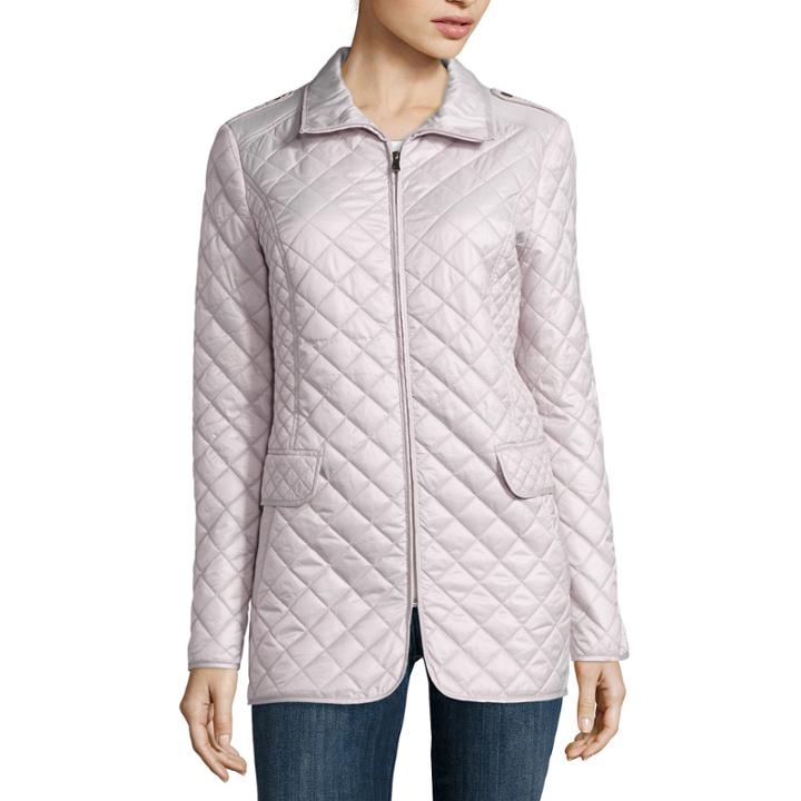 Liz Claiborne Short Quilted Coat