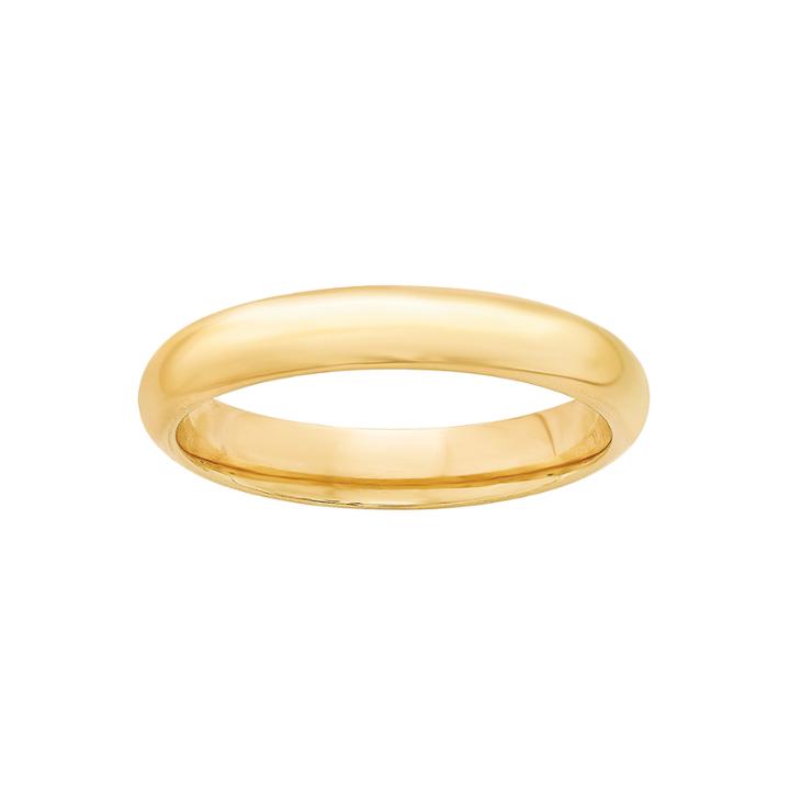 Personalized Womens 14k Gold Band
