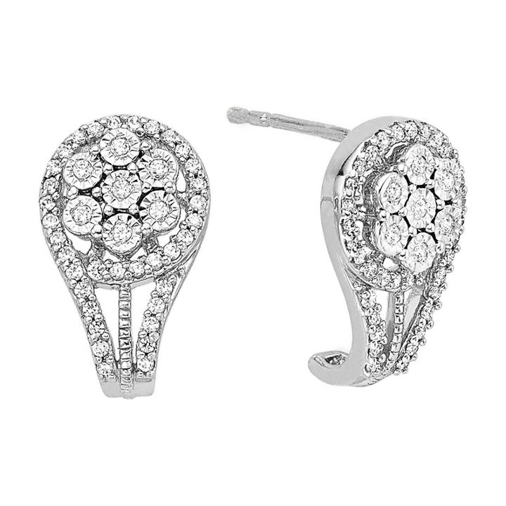 Diamond Blossom 1/3 Ct. T.w. Diamond Earrings