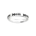 Personally Stackable Sterling Silver Stackable Mom Ring