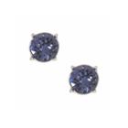 Gloria Vanderbilt Purple Stud Earrings