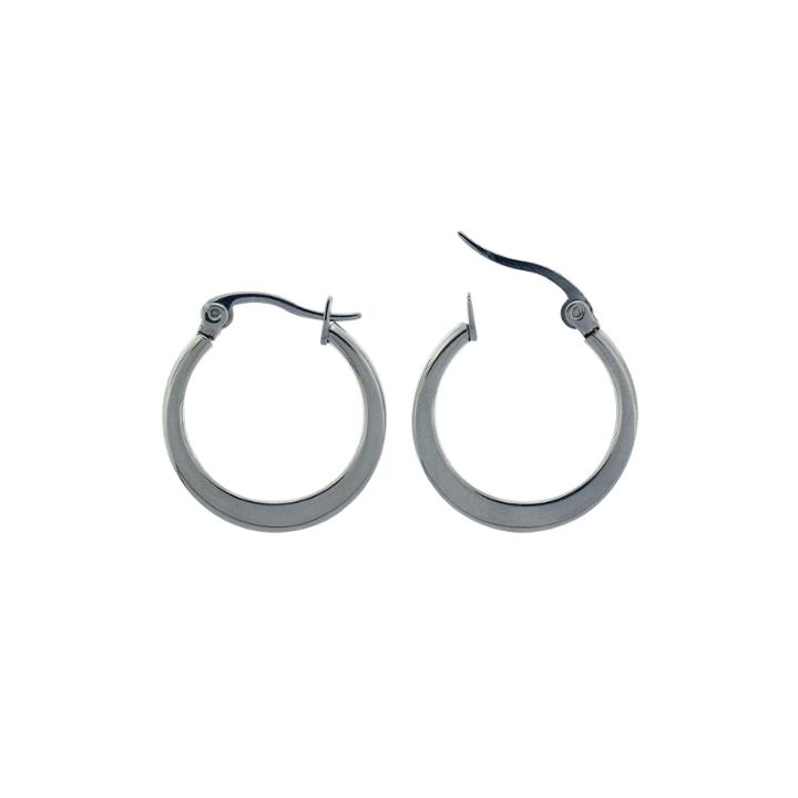 Stainless Steel 16mm Hoop Earrings