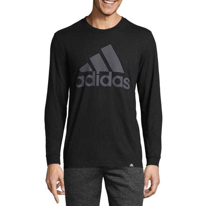 Adidas Bos Classic Long Sleeve Crew Neck T-shirt-athletic