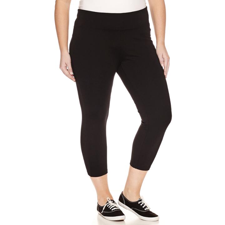 Claiborne Solid Knit Leggings-plus