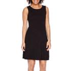 R & K Originals Sleeveless Swirl Knit Fit-and-flare Dress