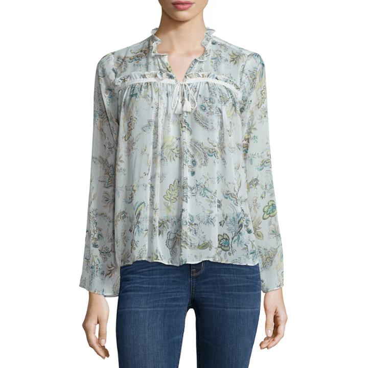 A.n.a Ruffle Swing Blouse