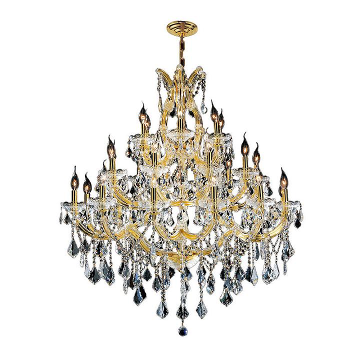 Maria Theresa Collection 28 Light 3-tier Clear Crystal Chandelier