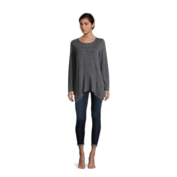 Alyx Long Sleeve Round Neck Knit Blouse