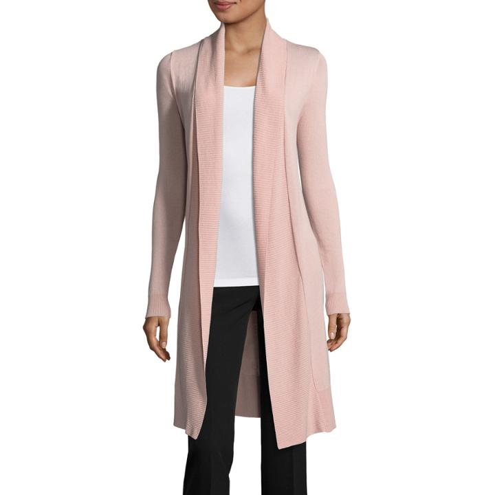 Worthington Long Sleeve Cardigan-talls