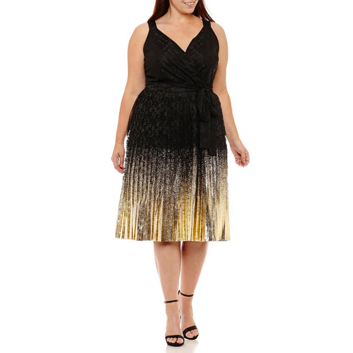 Worthington Sleeveless A-line Dress-plus