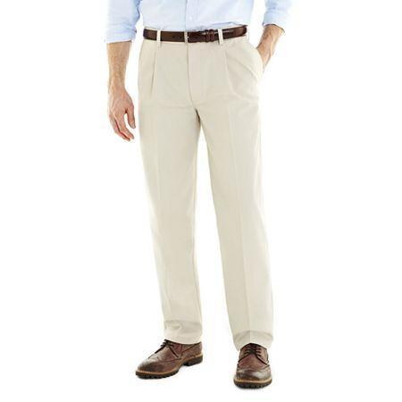 St. John's Bay Worry Free Comfort-ease Relaxed-fit Pleated Pants