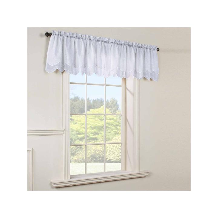 Hathaway Rod-pocket Scallop Valance